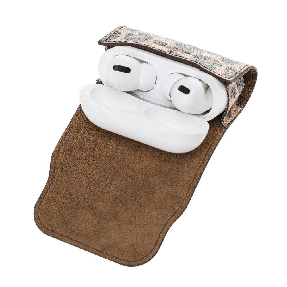 Mai Magnet AirPods 1 and AirPods 2 Leather Case with Hook
