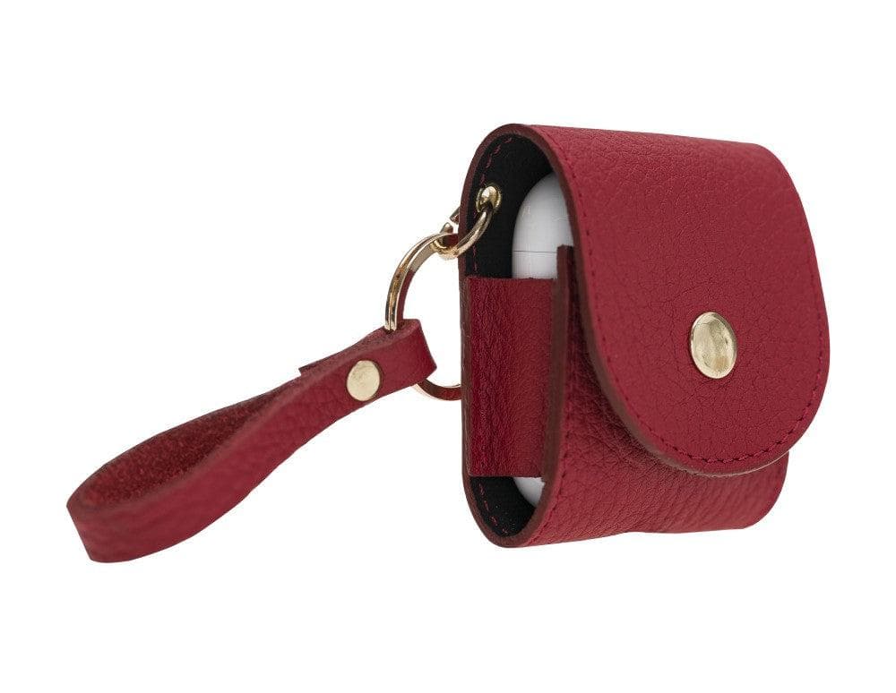 Mai Magnet AirPods 1 and AirPods 2 Leather Case with Hook