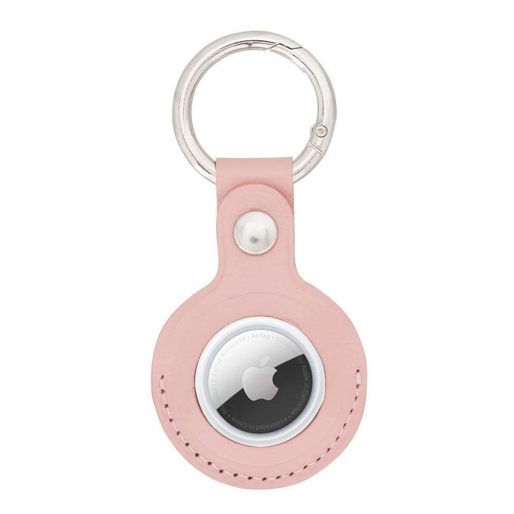 Durable leather keychain holder for Apple AirTag