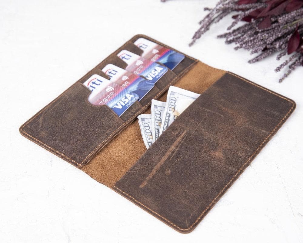 Checkbook Leather Wallet
