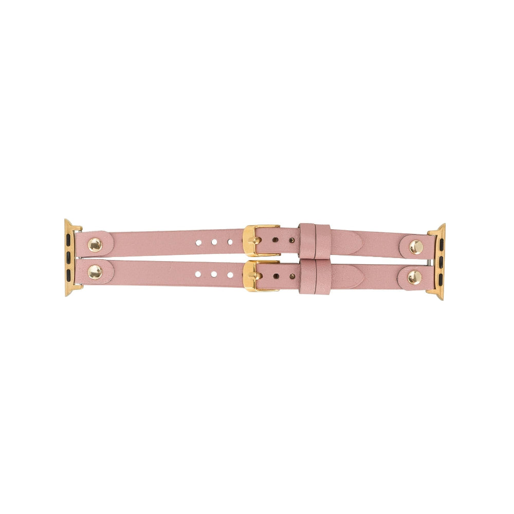 Bracelet double en cuir Durham Ely pour Apple Watch