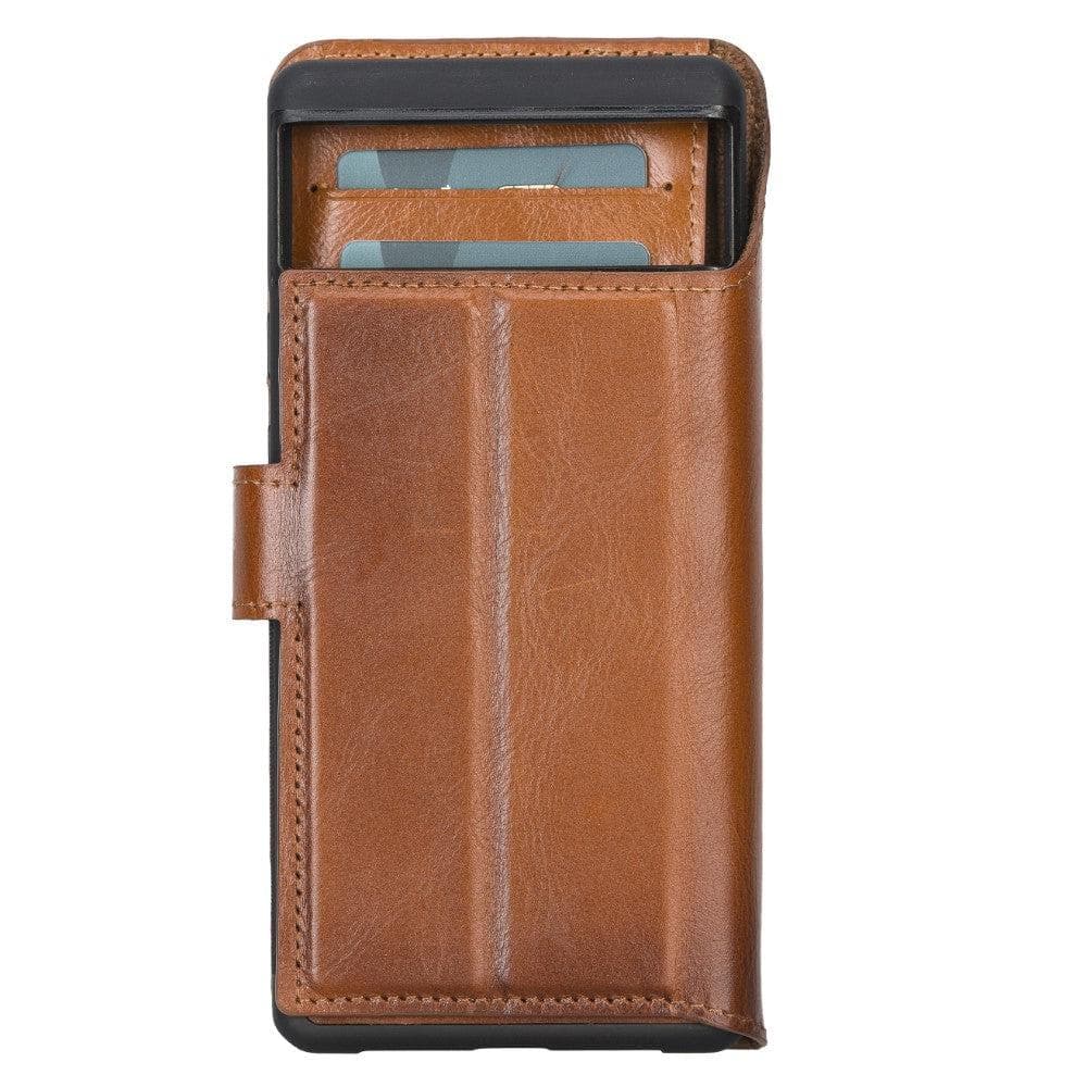 Étui portefeuille amovible en cuir Magic pour Google Pixel 6