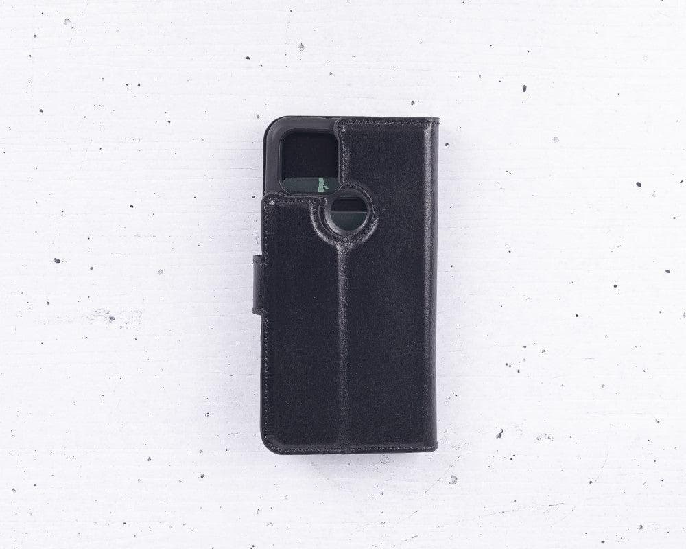 Étui portefeuille amovible en cuir Magic pour Google Pixel 5