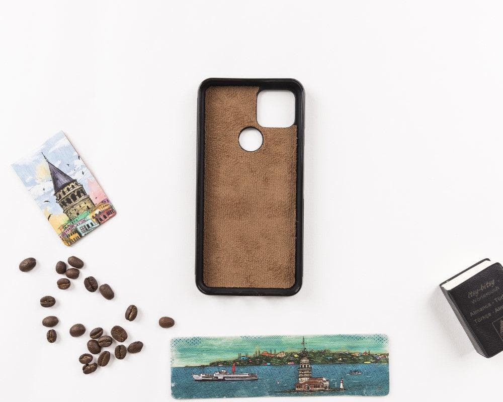 Étui portefeuille amovible en cuir Magic pour Google Pixel 5