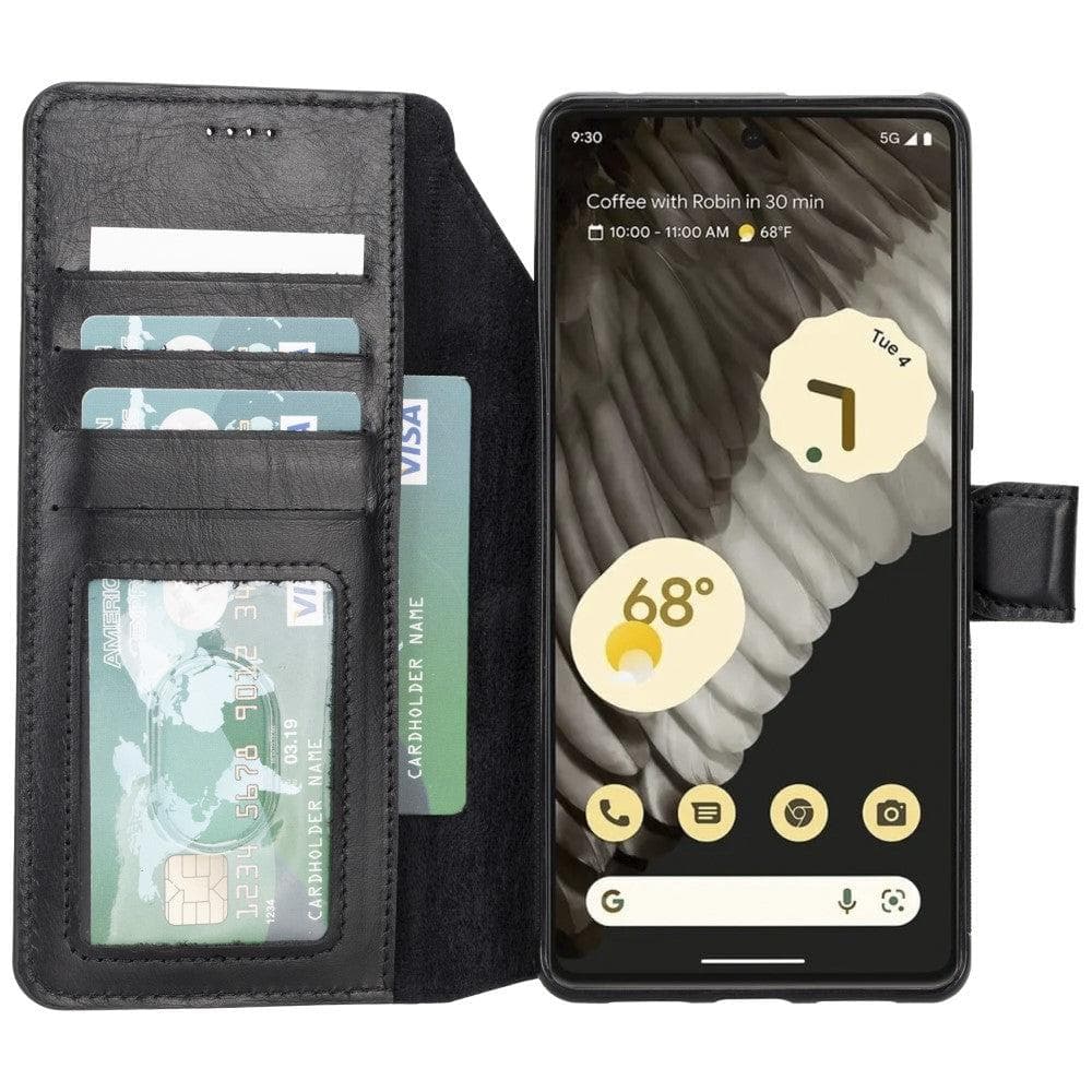 Étui portefeuille amovible en cuir Magic pour Google Pixel 7 Pro