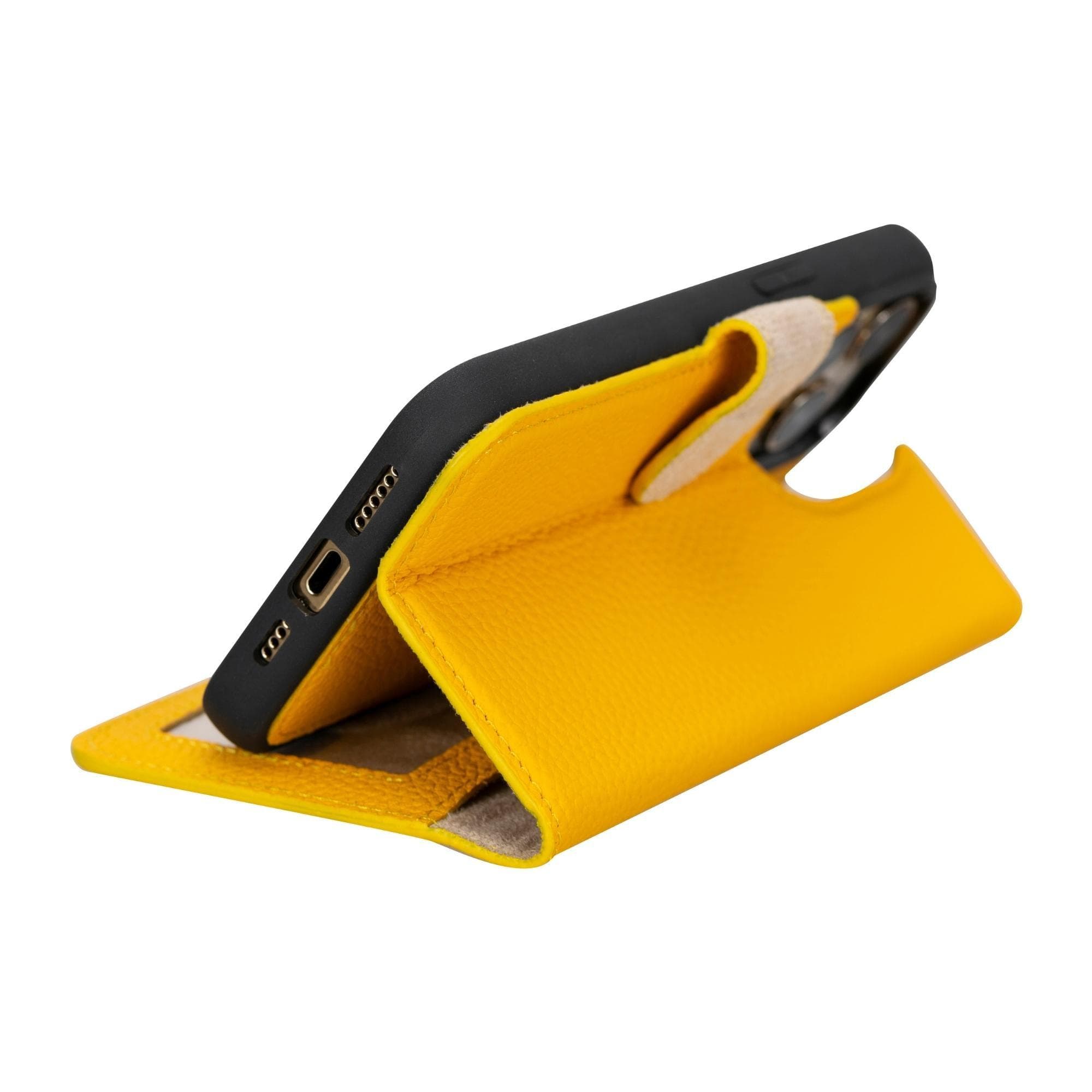 Étui portefeuille amovible en cuir Magic pour iPhone 15 Plus