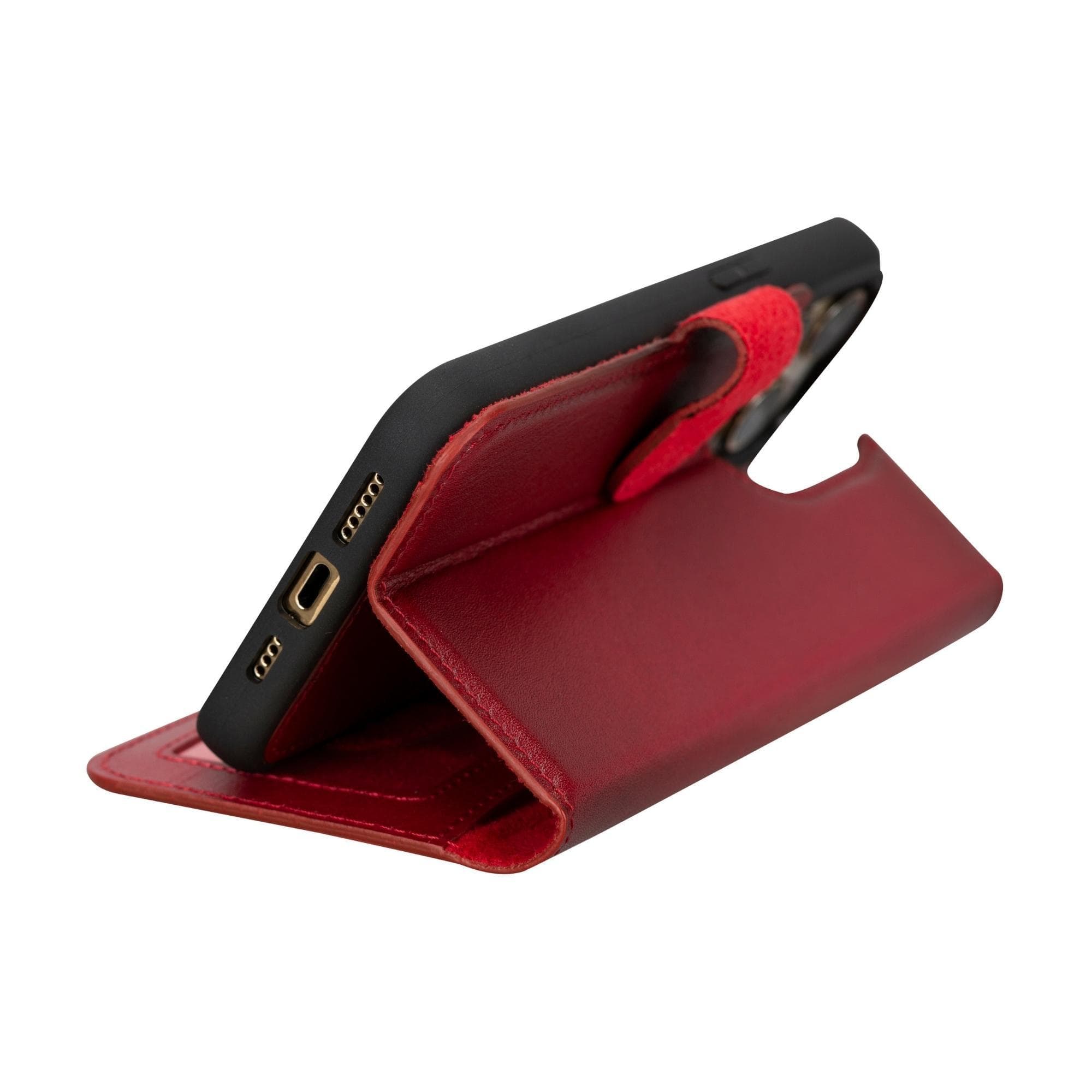Magic iPhone 15 (6.1") Detachable Leather Wallet Case