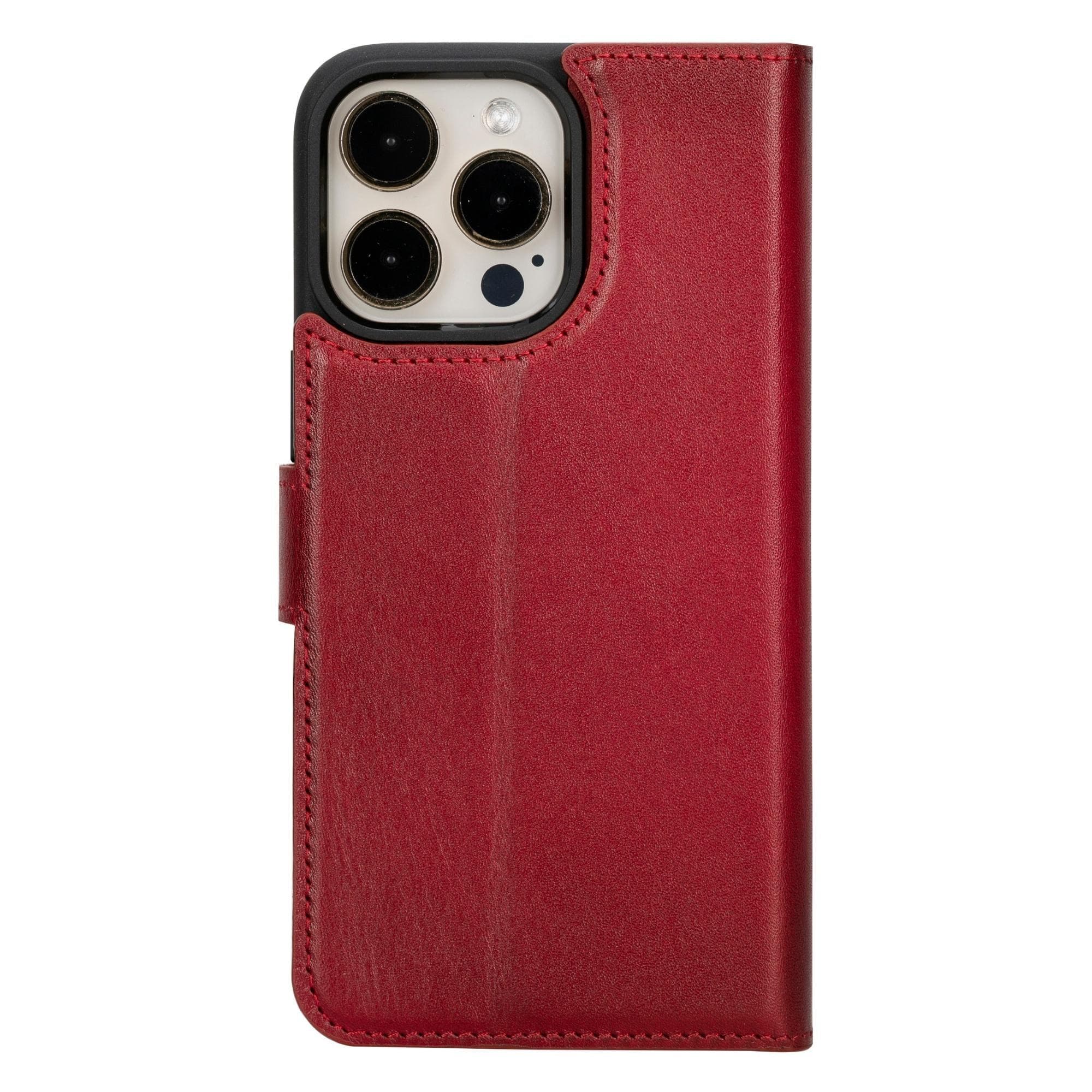 Étui portefeuille amovible en cuir Magic pour iPhone 15 Plus
