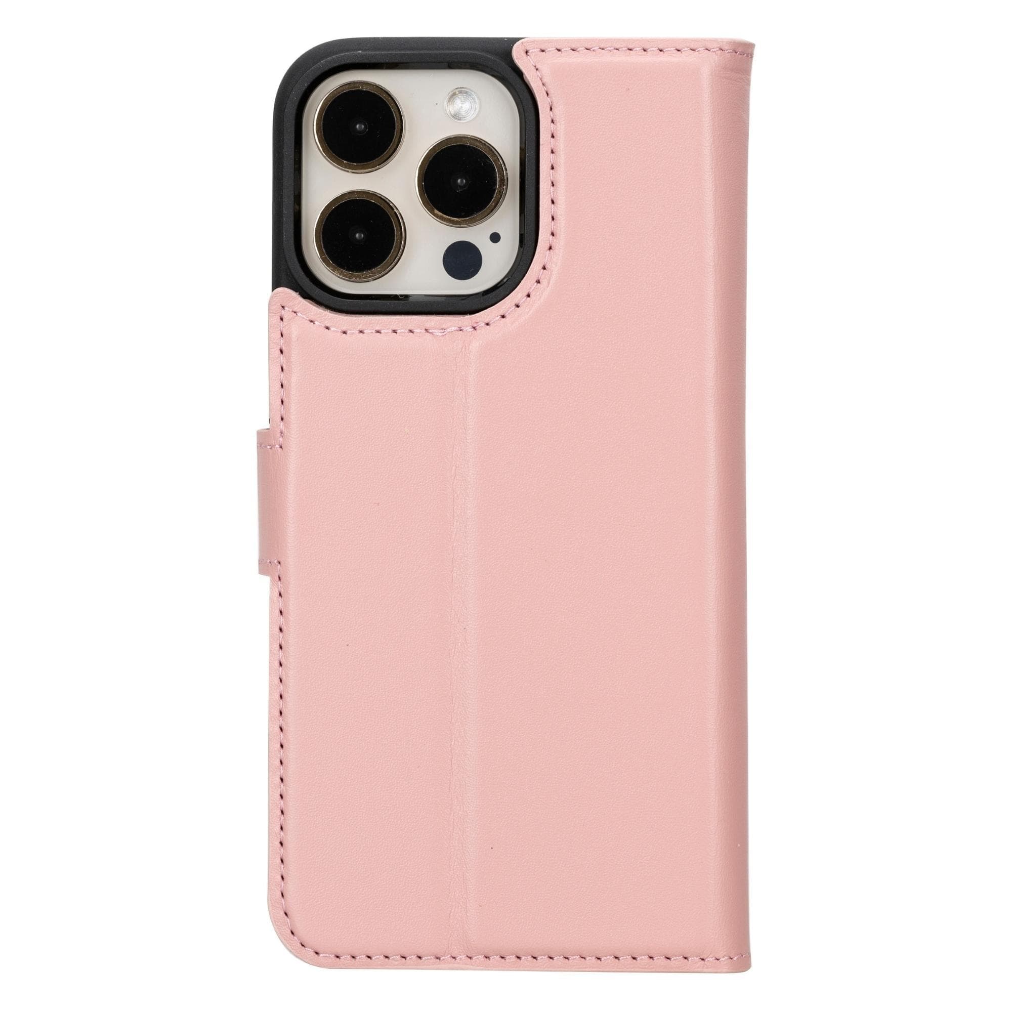 Étui portefeuille amovible en cuir Magic pour iPhone 15 Plus