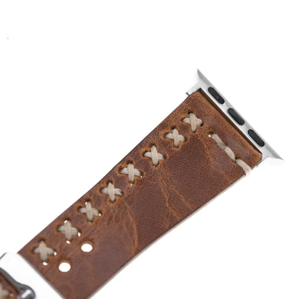 Aqua Apple Watch Leather Band