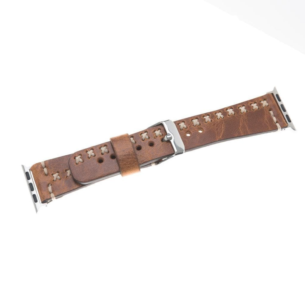 Aqua Apple Watch Leather Band