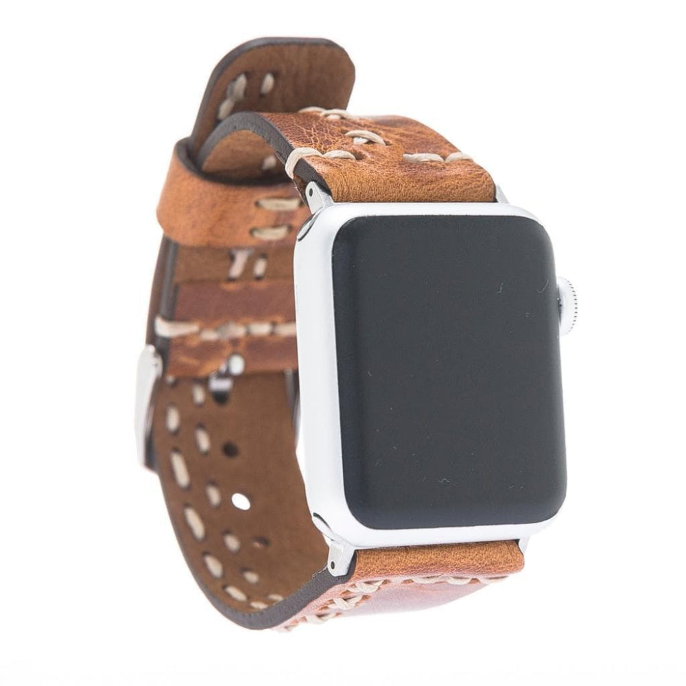 Aqua Apple Watch Leather Band