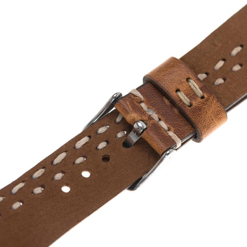 Aqua Apple Watch Leather Band