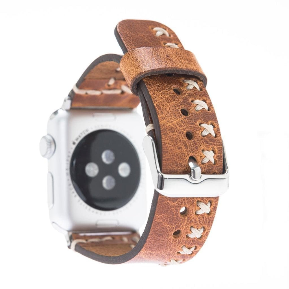 Aqua Apple Watch Leather Band