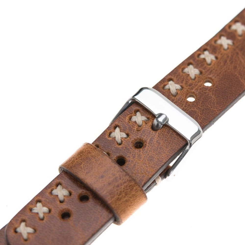 Aqua Apple Watch Leather Band