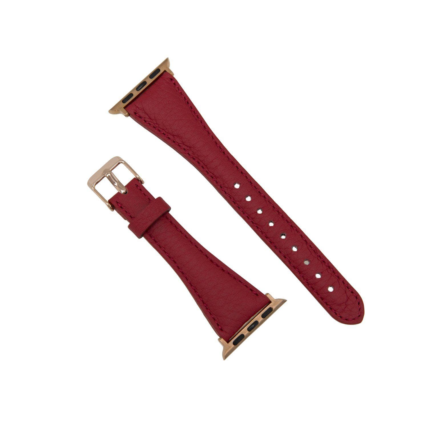 Mint Slim Genuine Leather Apple Watch Band