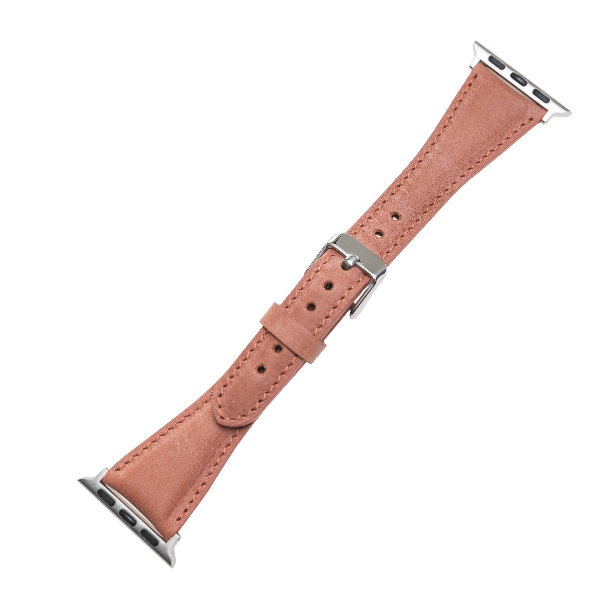 Mint Slim Genuine Leather Apple Watch Band