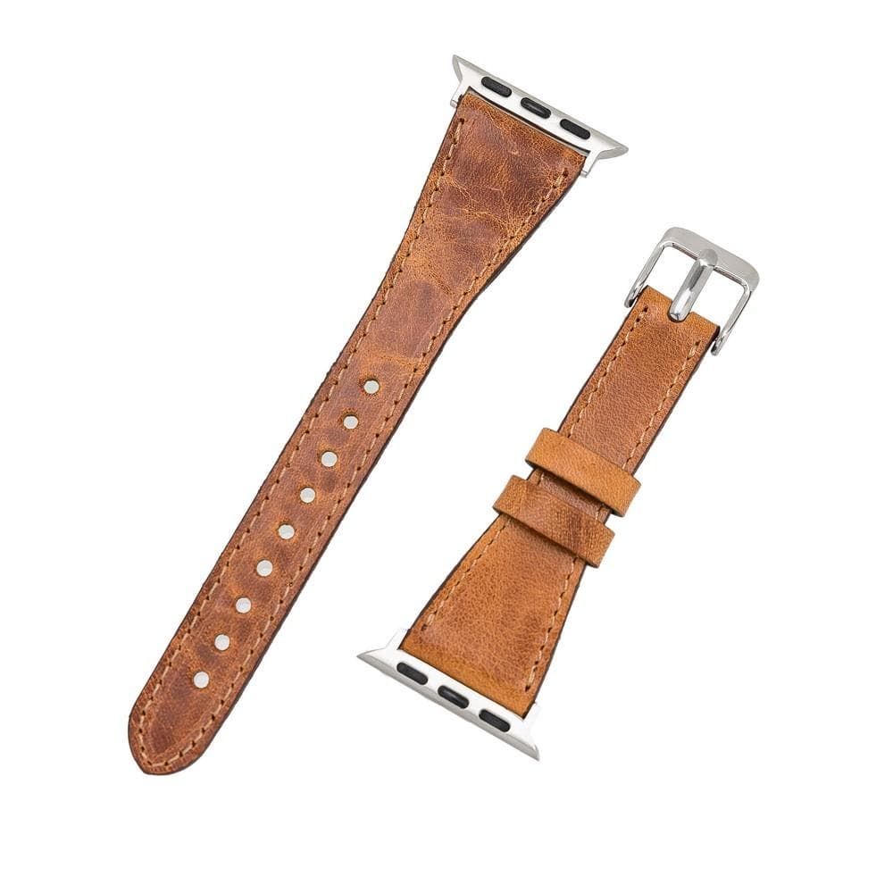Mint Slim Genuine Leather Apple Watch Band