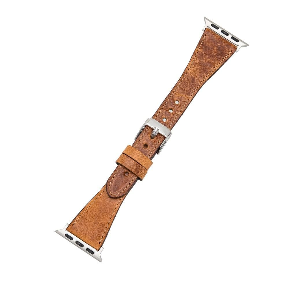 Mint Slim Genuine Leather Apple Watch Band