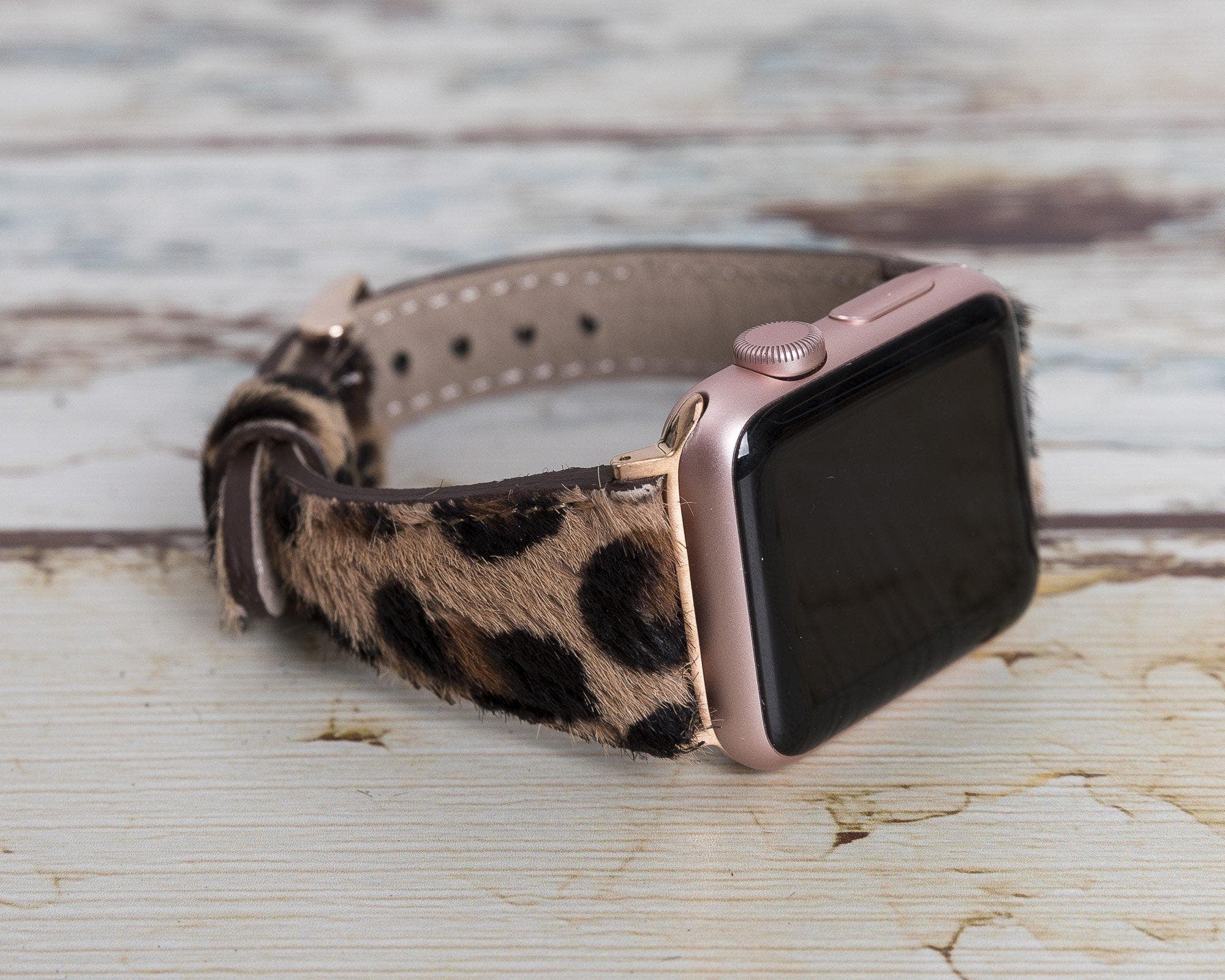 Mint Slim Genuine Leather Apple Watch Band