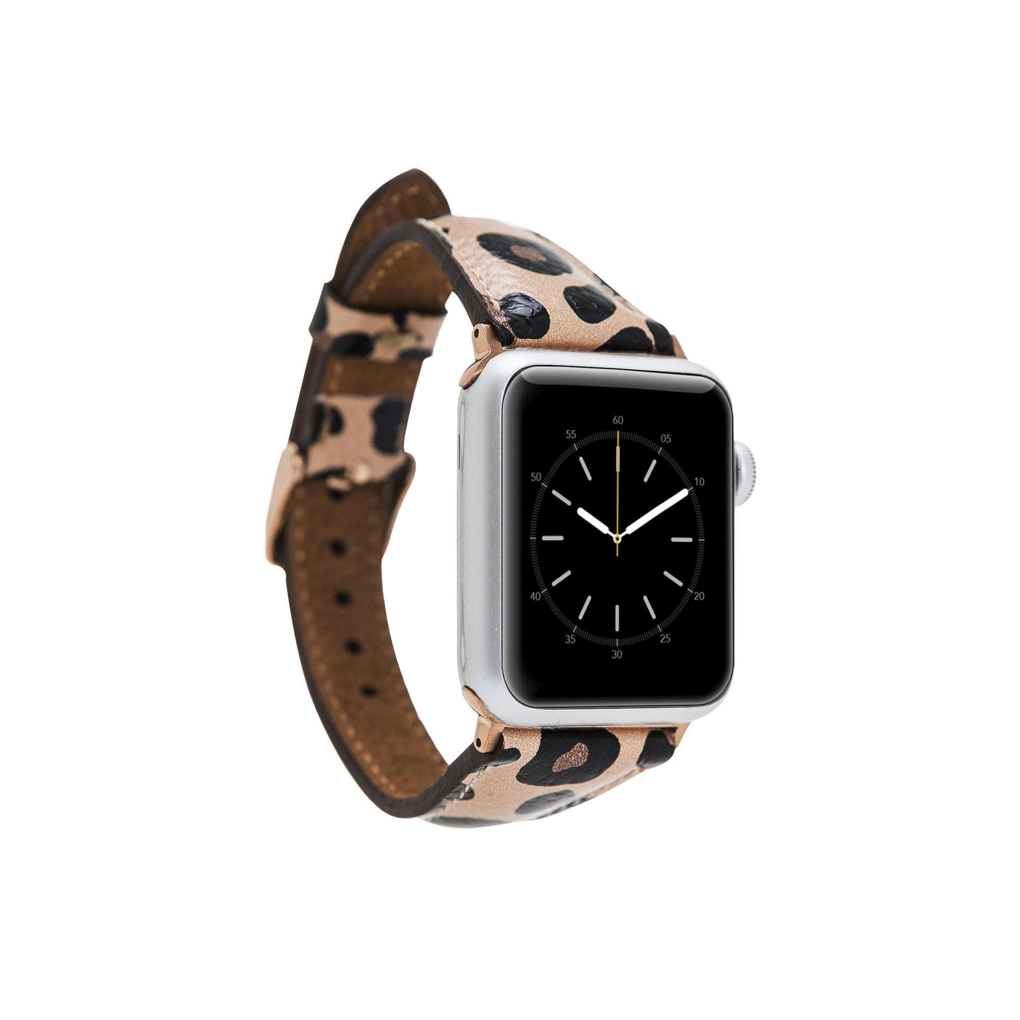 Mint Slim Genuine Leather Apple Watch Band