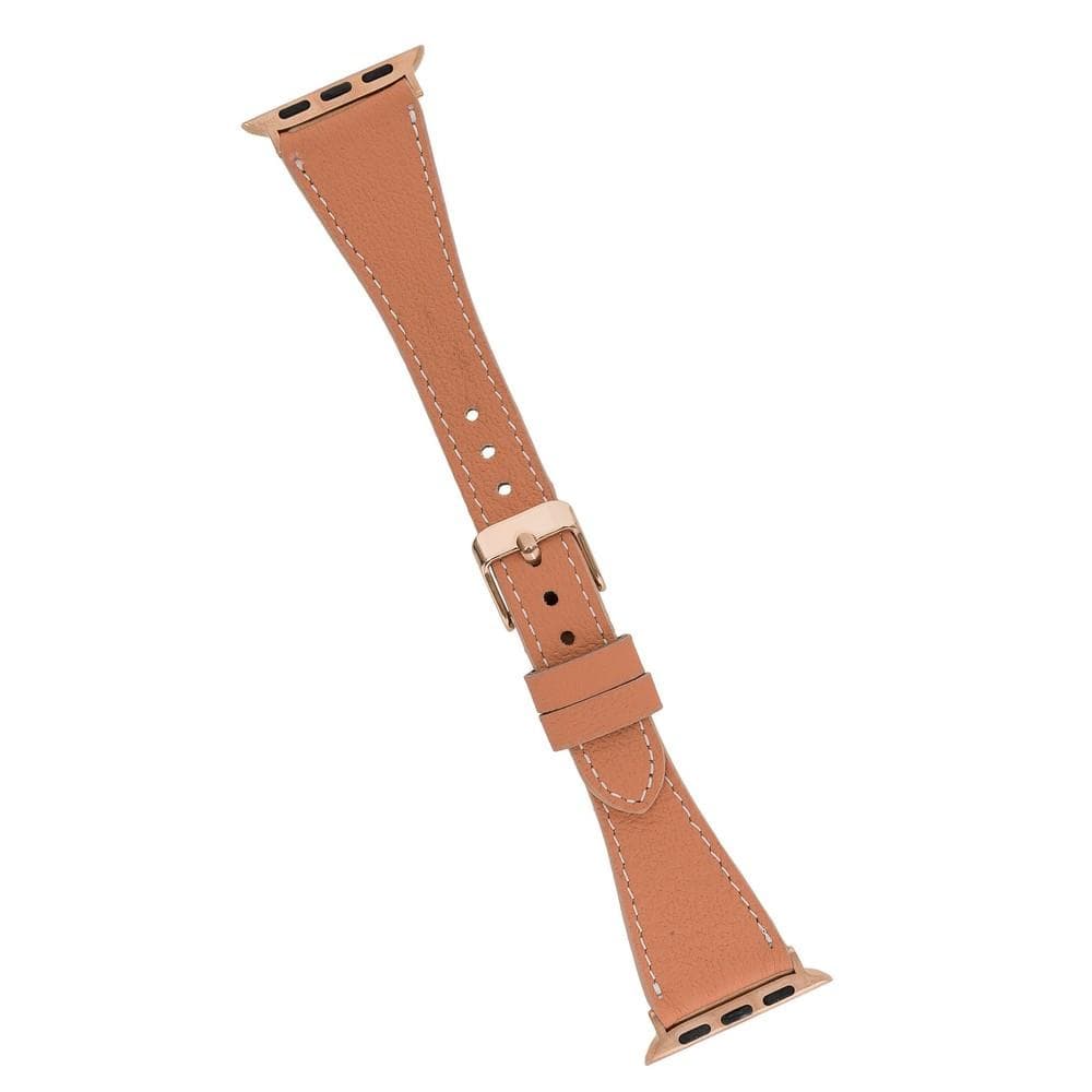 Mint Slim Genuine Leather Apple Watch Band