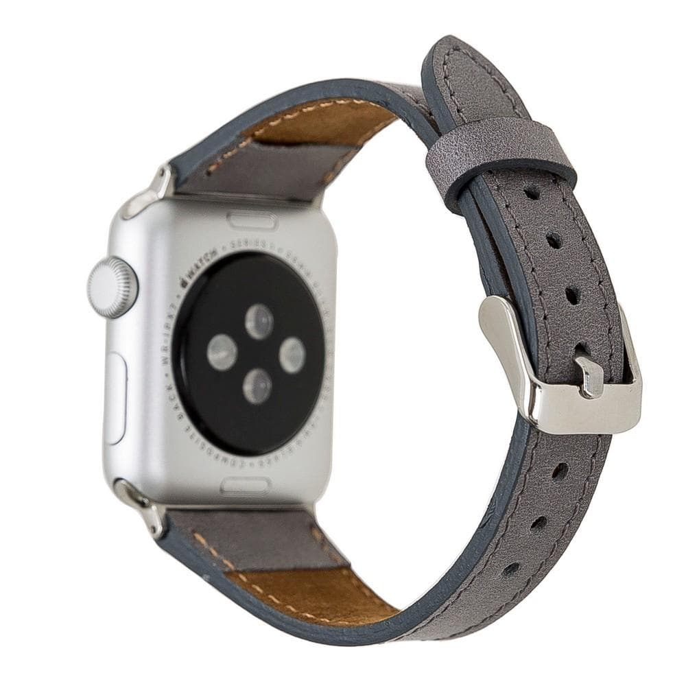 Mint Slim Genuine Leather Apple Watch Band