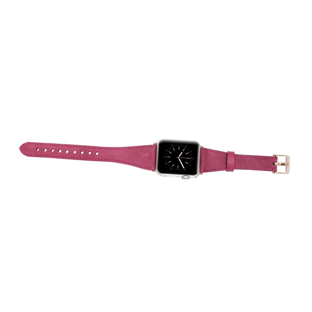 Mint Slim Genuine Leather Apple Watch Band