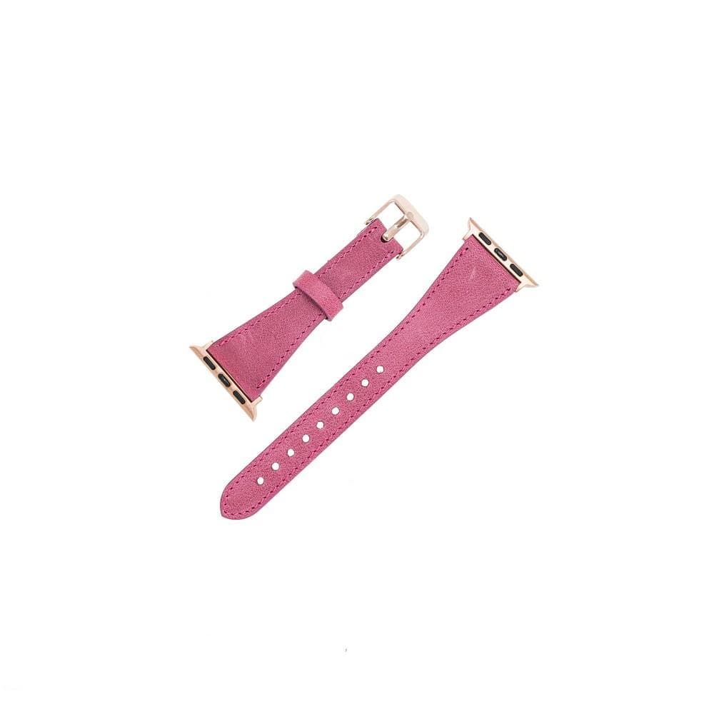 Mint Slim Genuine Leather Apple Watch Band
