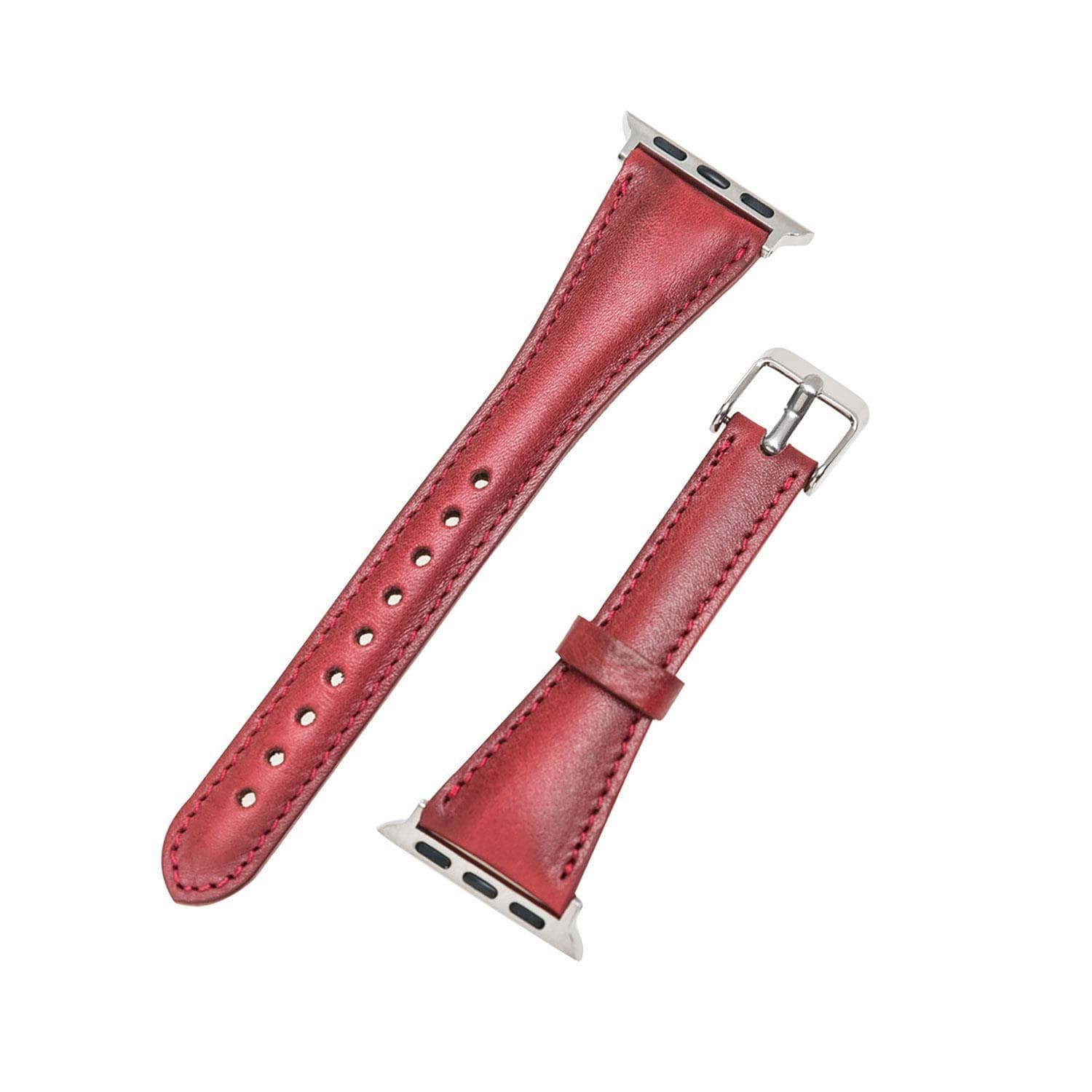 Mint Slim Genuine Leather Apple Watch Band