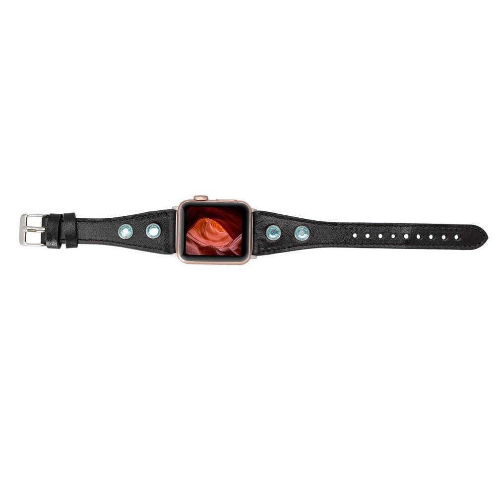 Mint Slim Genuine Leather Apple Watch Band