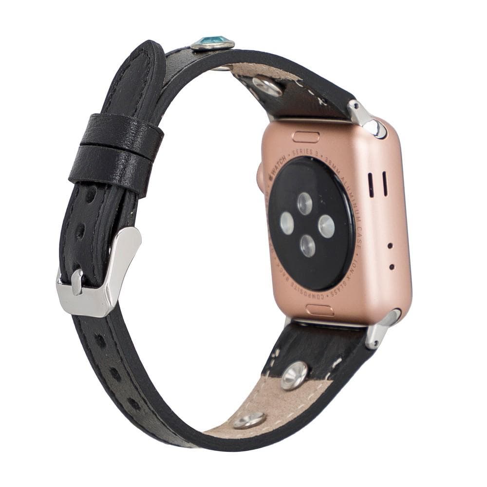 Mint Slim Genuine Leather Apple Watch Band