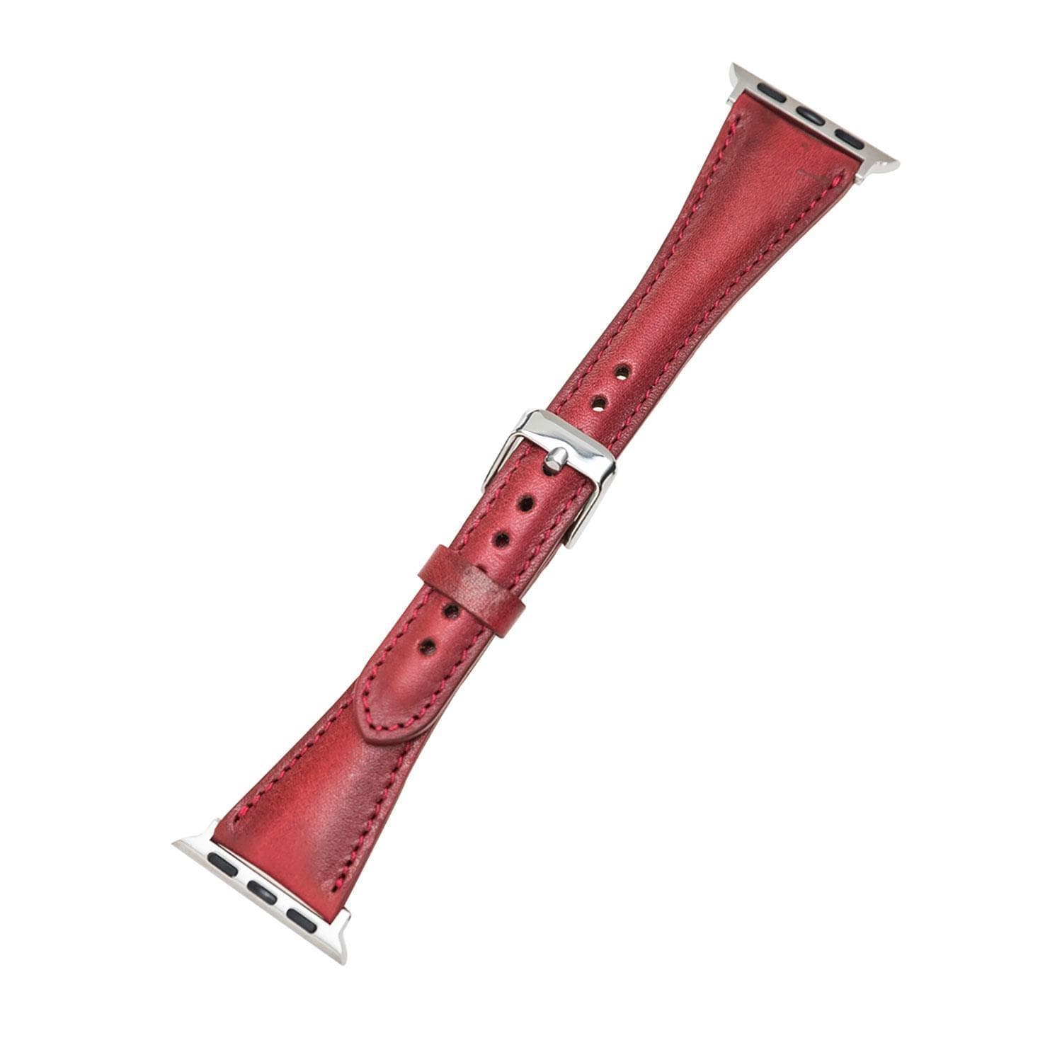 Mint Slim Genuine Leather Apple Watch Band