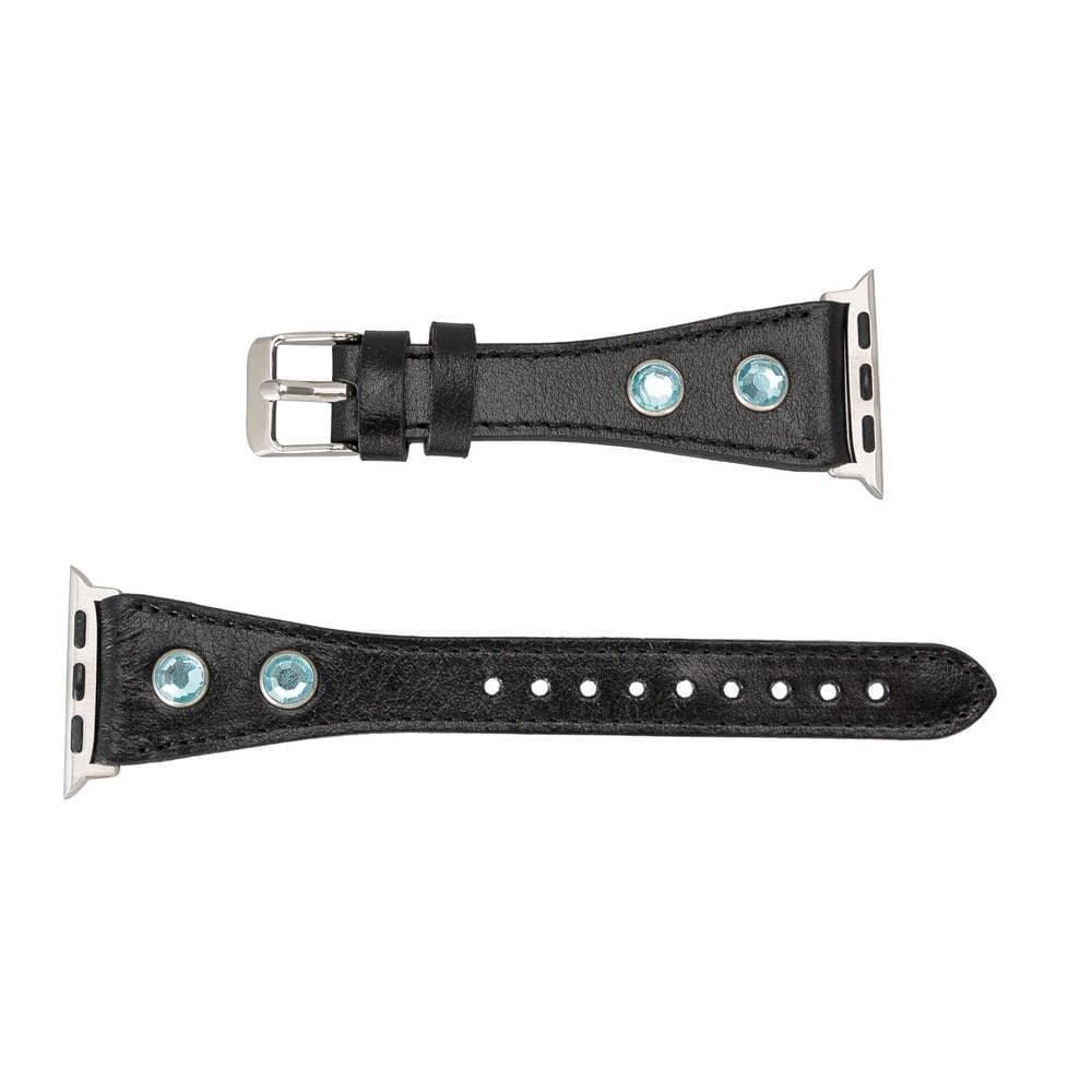 Mint Slim Genuine Leather Apple Watch Band