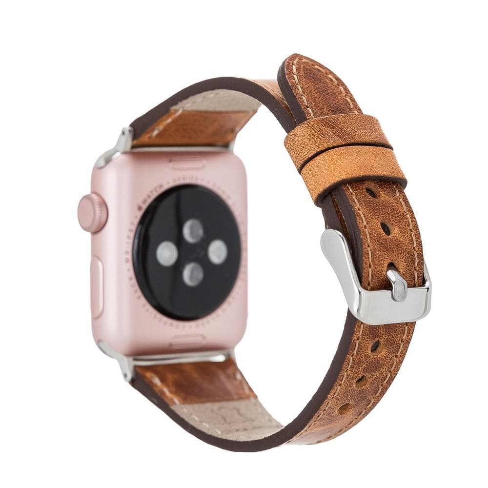 Mint Slim Genuine Leather Apple Watch Band