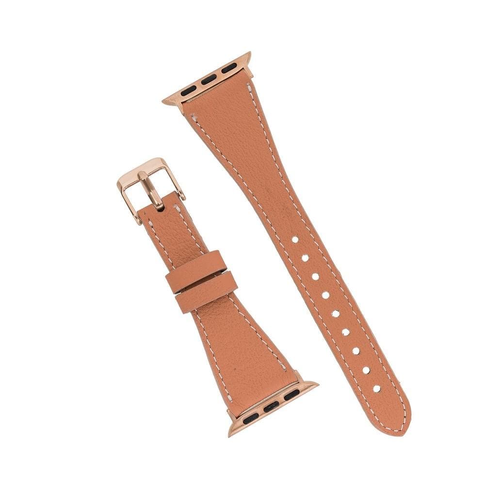 Mint Slim Genuine Leather Apple Watch Band
