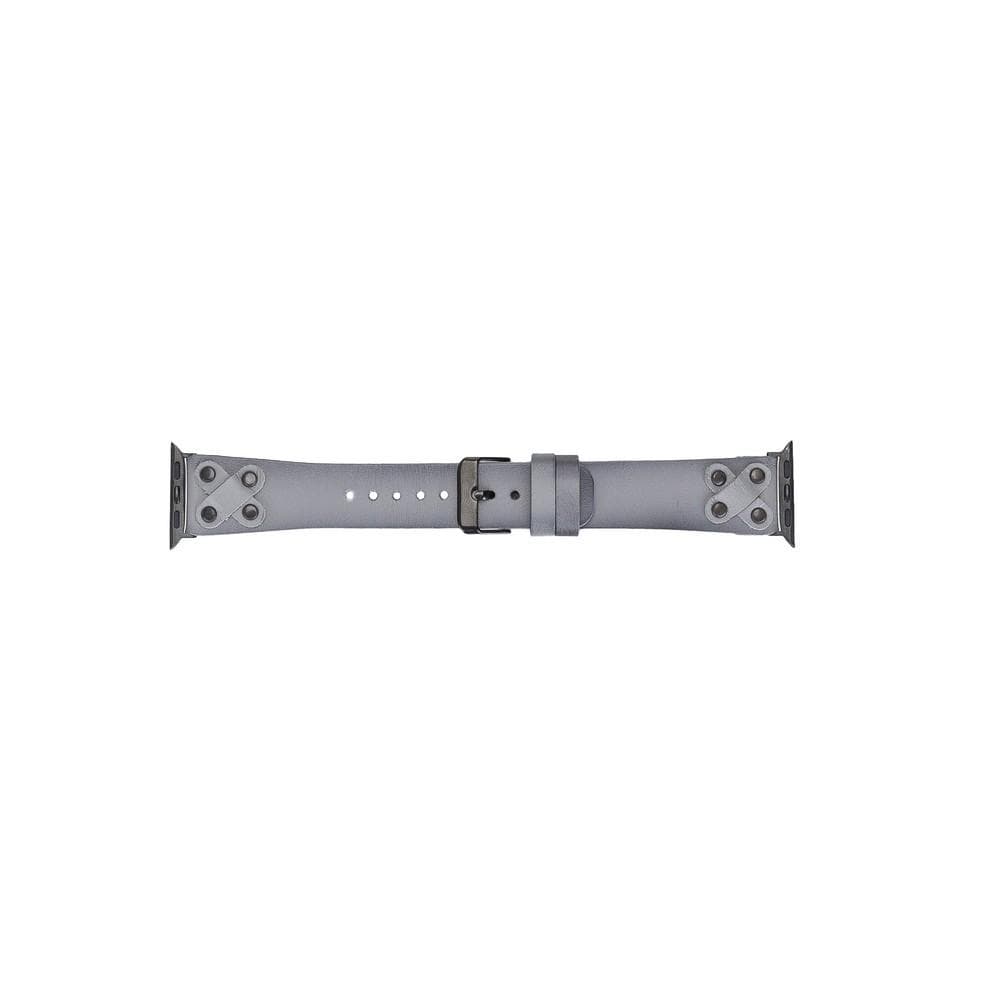Cross Leather Apple Watch Band with Trok