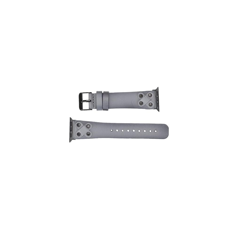 Cross Leather Apple Watch Band with Trok