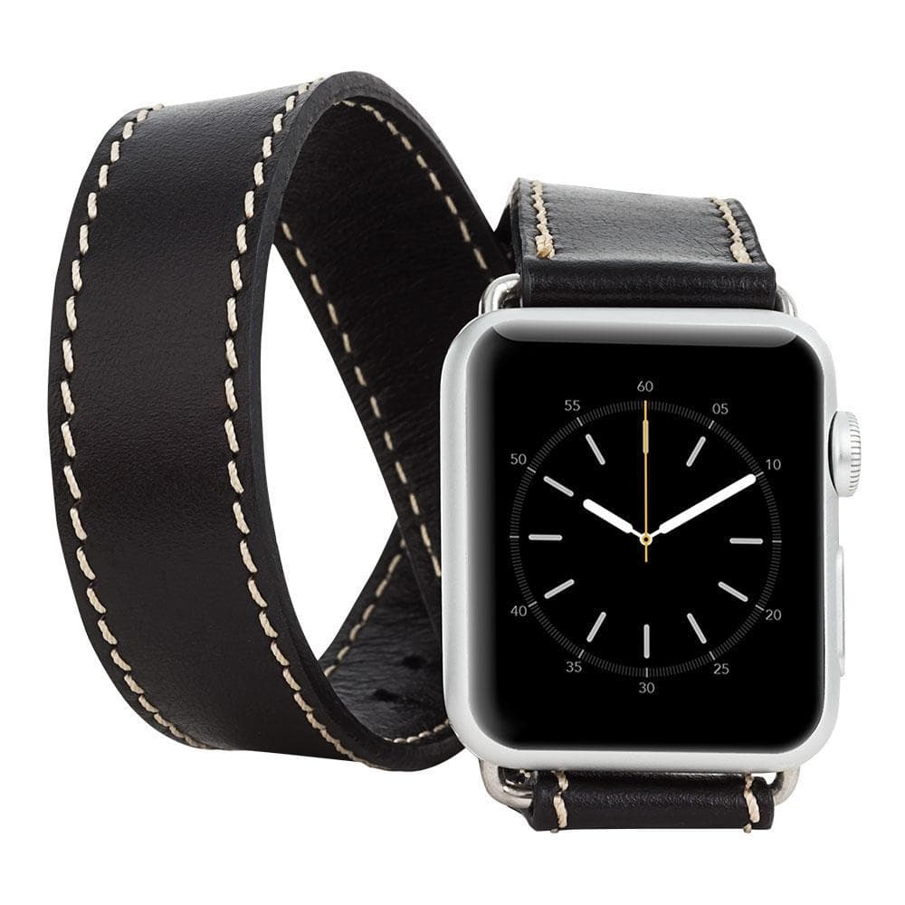 Double Tour Leather Apple Watch Band