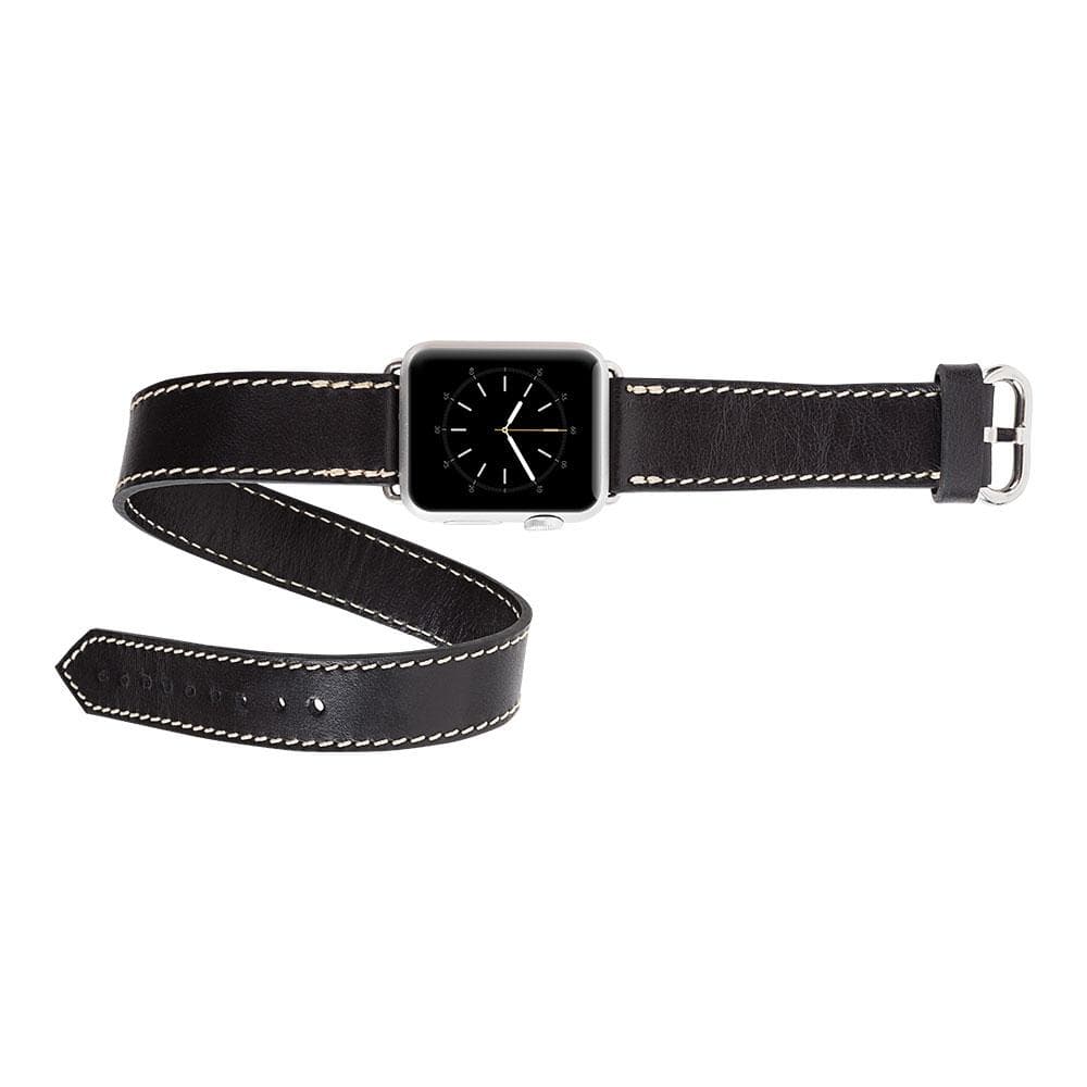 Double Tour Leather Apple Watch Band