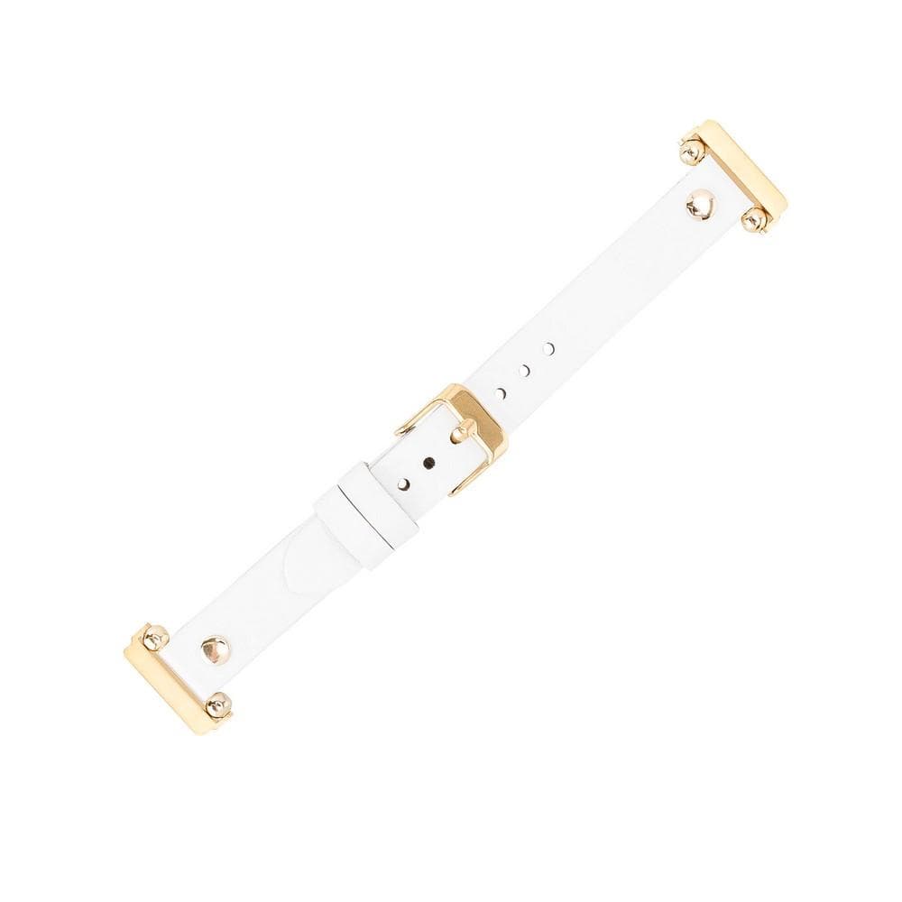 Ferro Genuine Leather Apple Watch Band with Gold Trok