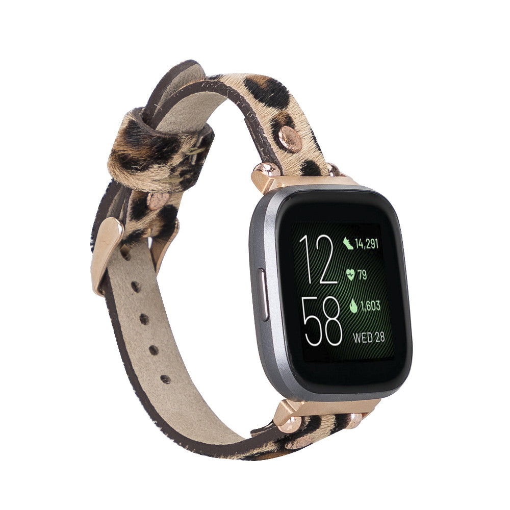 Ferro Atis Apple Genuine Leather Watch Band with Rose Gold Trok