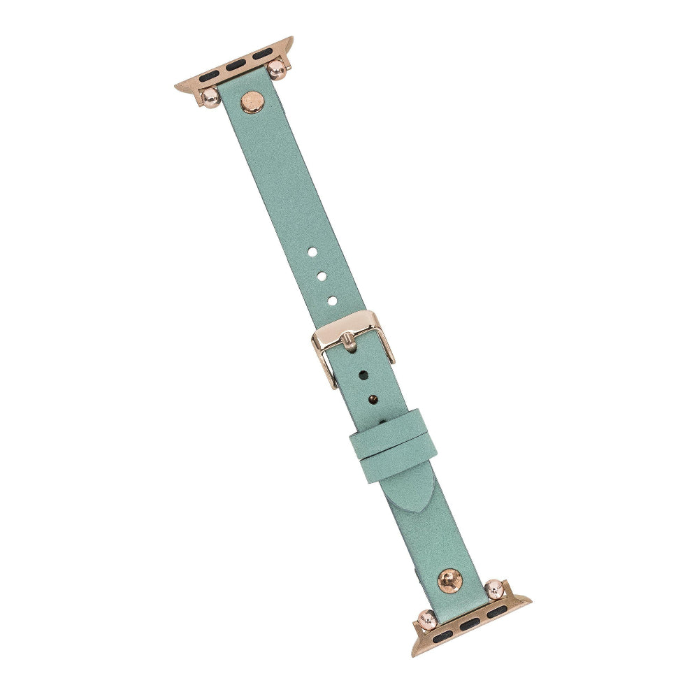 Ferro Atis Apple Genuine Leather Watch Band with Rose Gold Trok