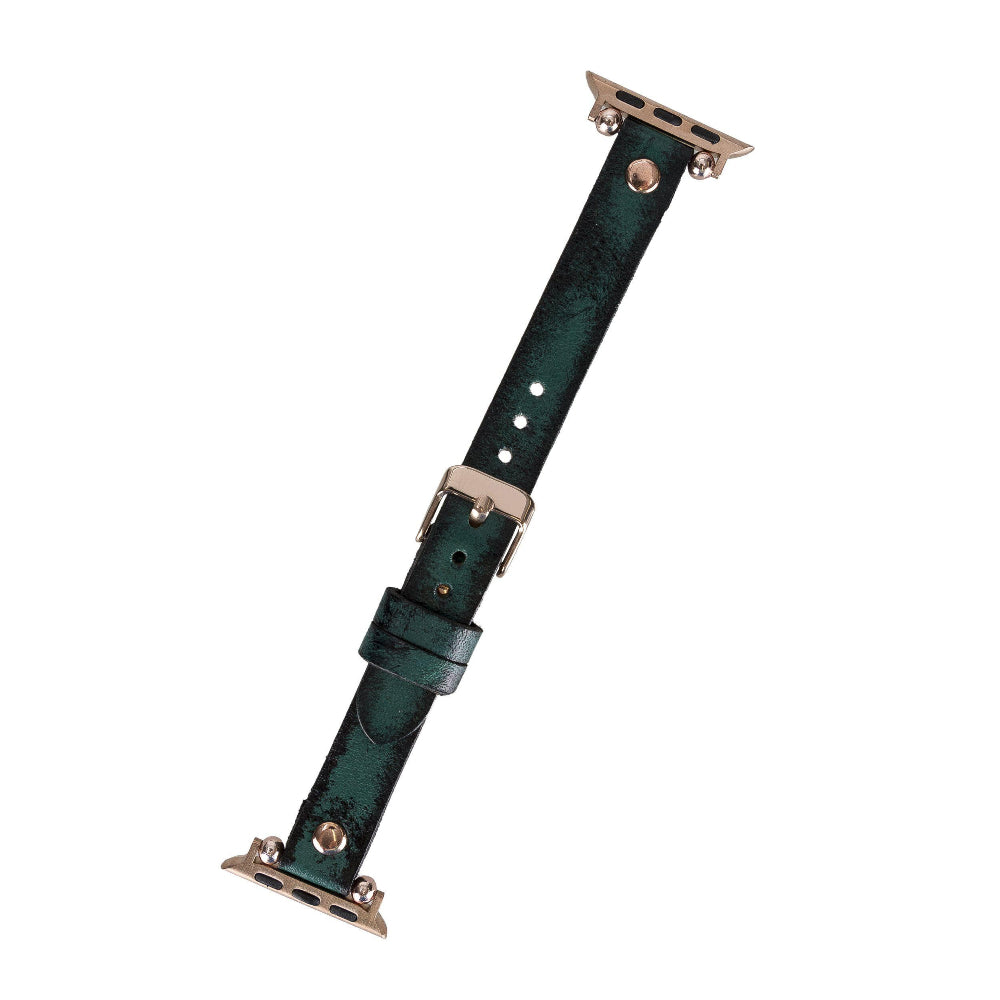 Ferro Atis Apple Genuine Leather Watch Band with Rose Gold Trok