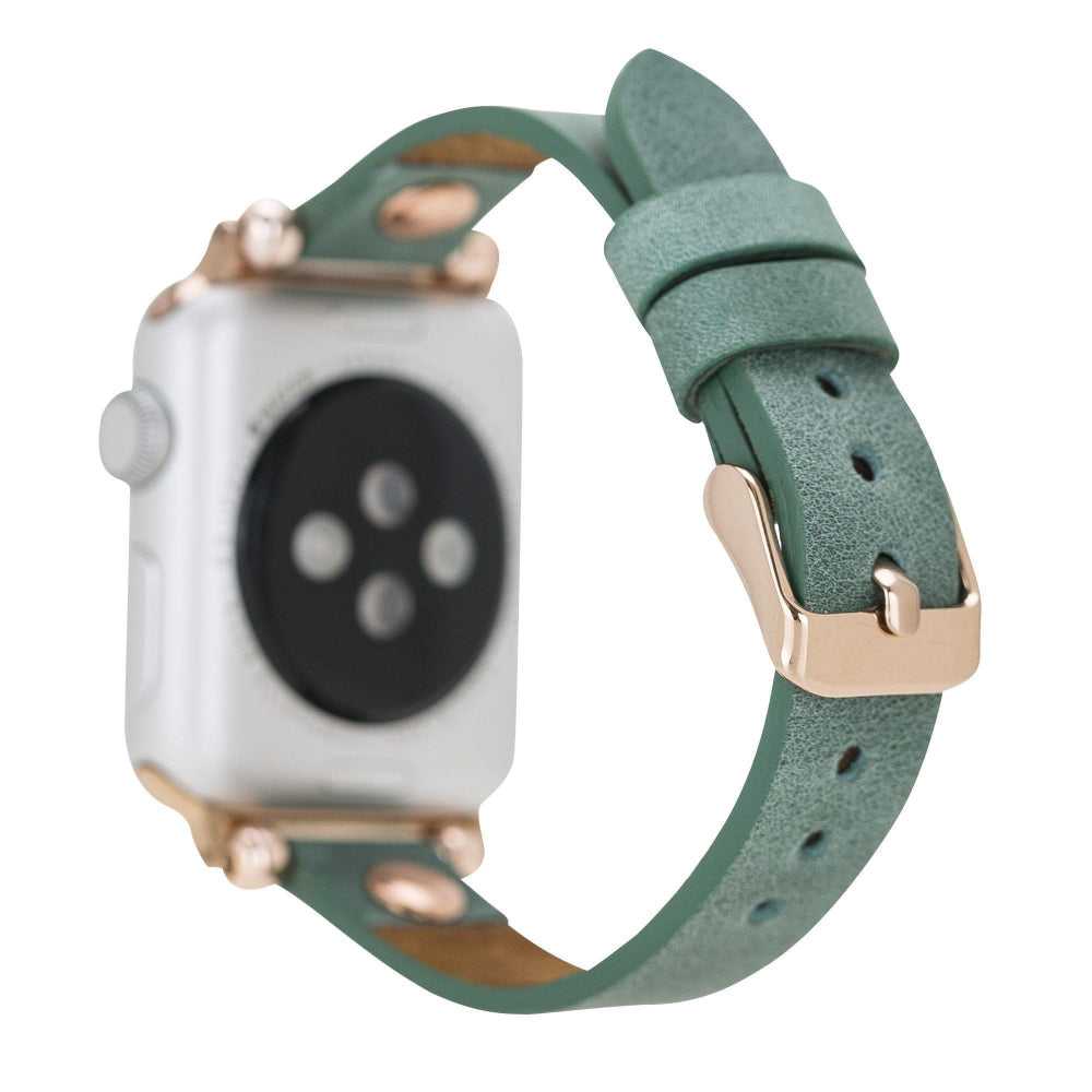 Ferro Atis Apple Genuine Leather Watch Band with Rose Gold Trok