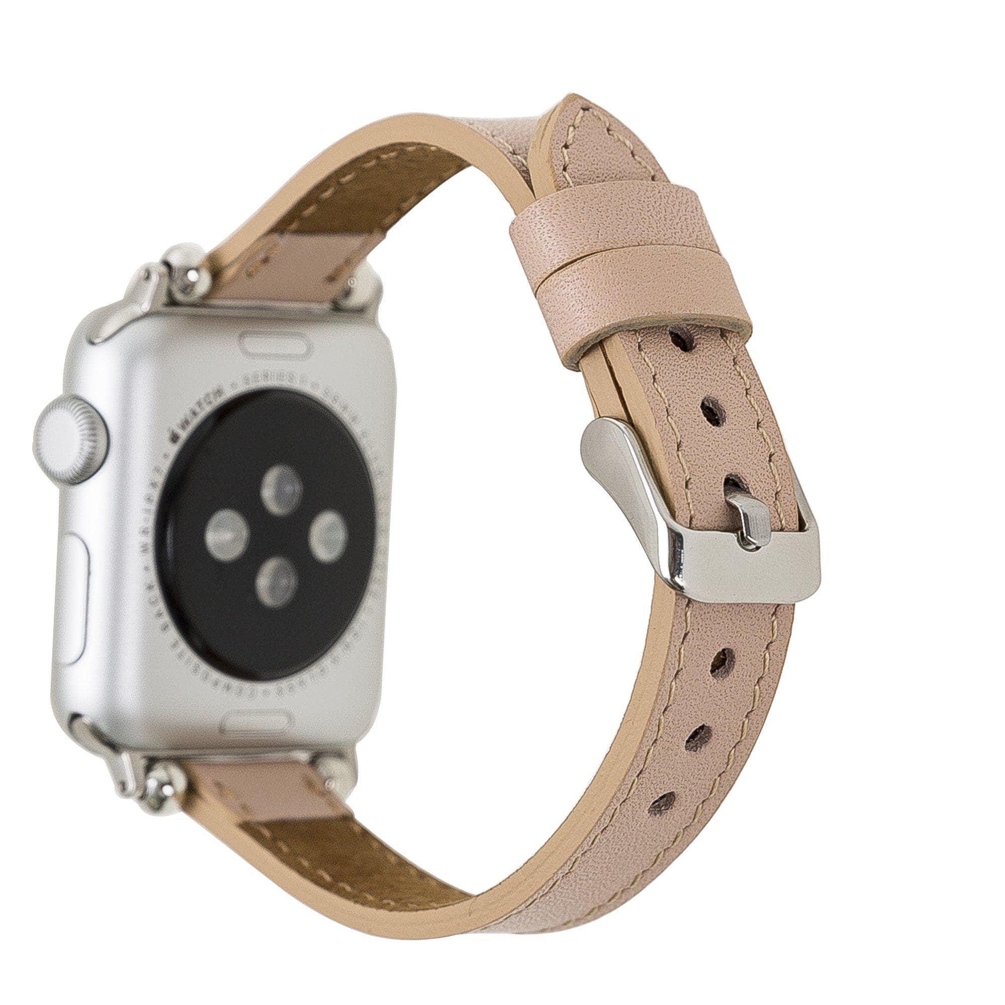Seamy Apple Watch-Armband aus echtem Leder