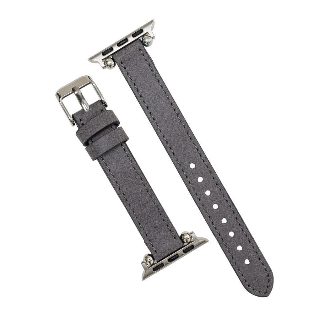Seamy Apple Watch-Armband aus echtem Leder