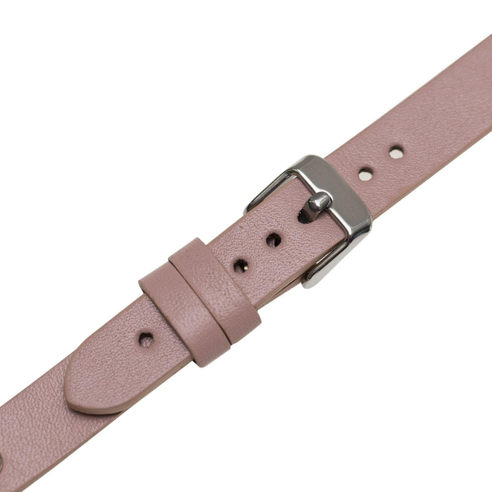 Ferro Apple Watch Genuine Leather Band with Silver Trok