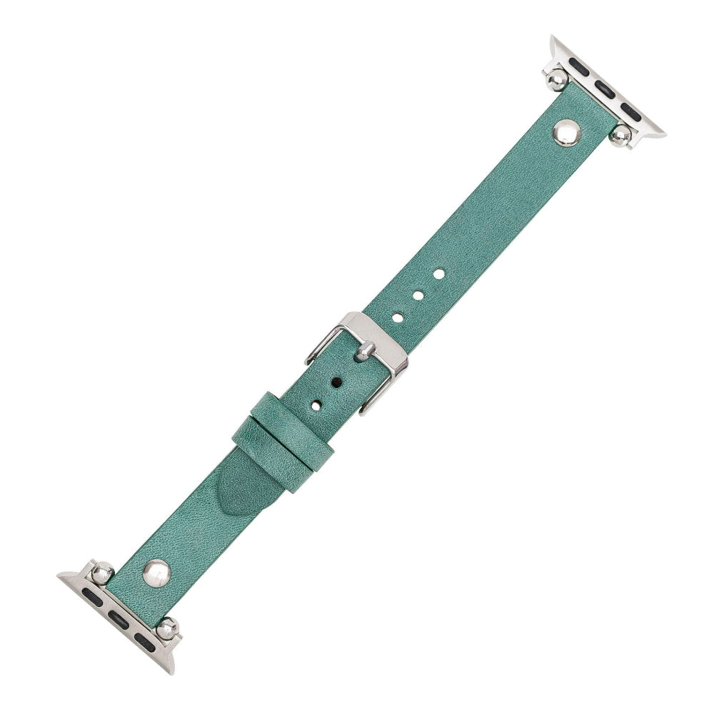ferro-genuine-leather-band-silver-buckle-for-apple-watch