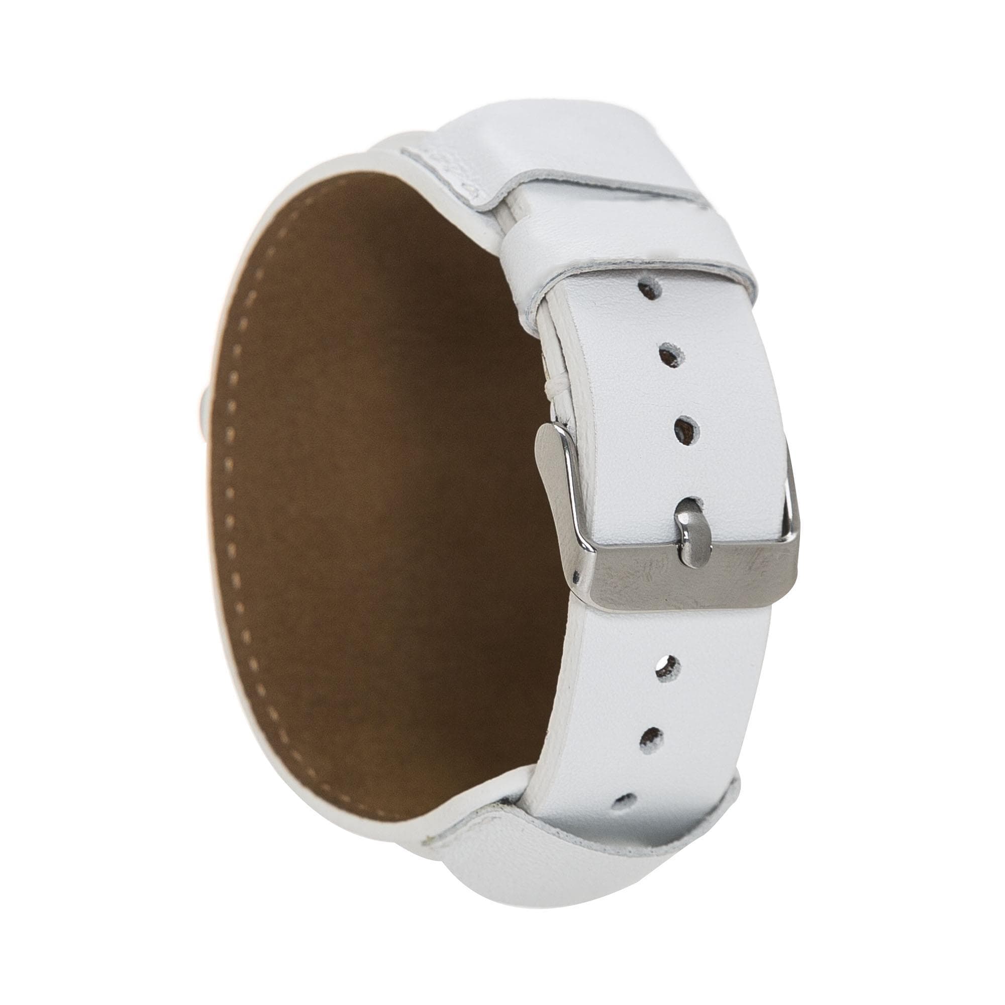 Pulsar Cuff genuine leather Apple Watch band with stainless steel hardware – compatible with Series 1 to Ultra 2